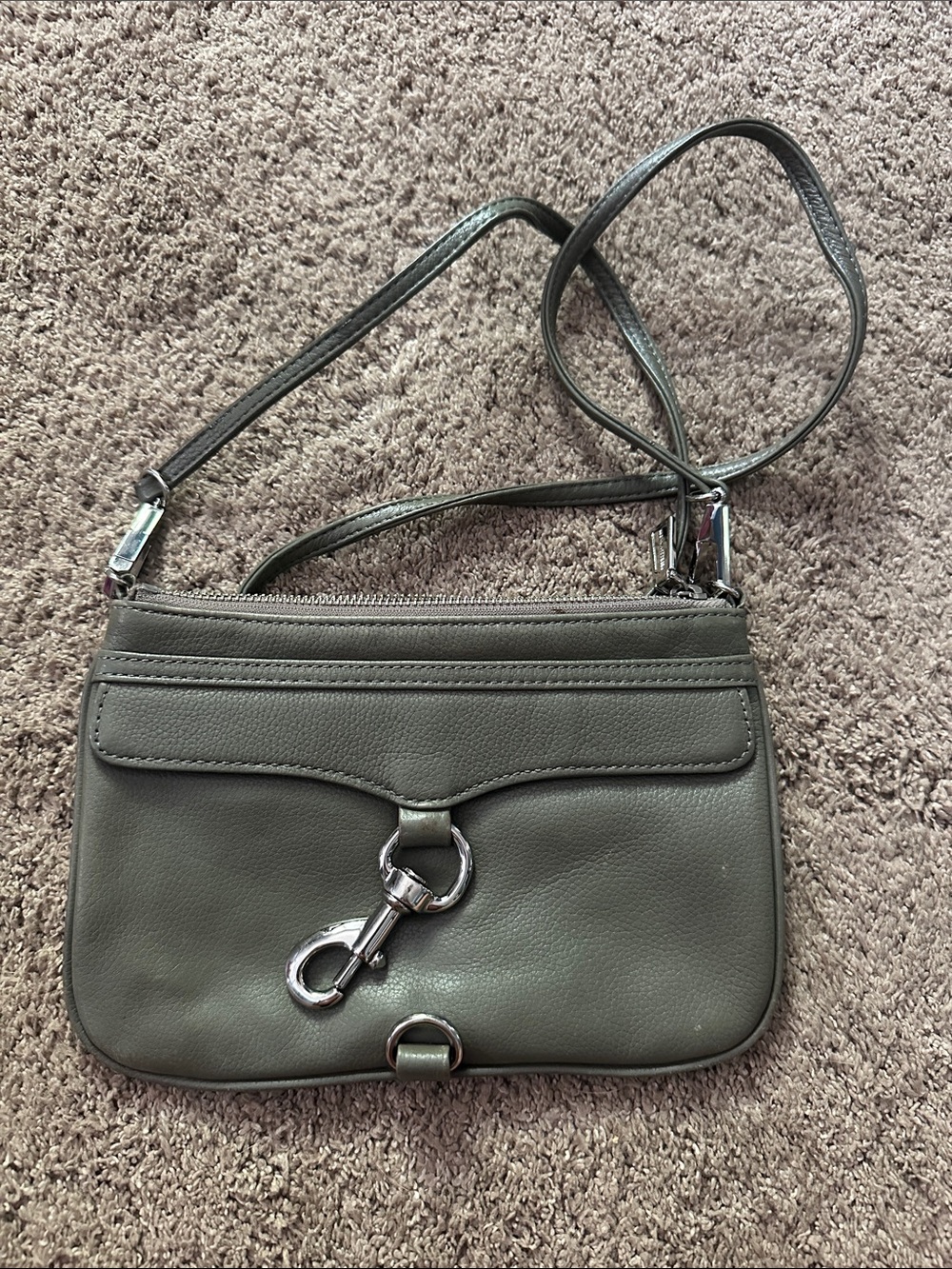 Reed Krakoff Style Olive Crossbody Bag